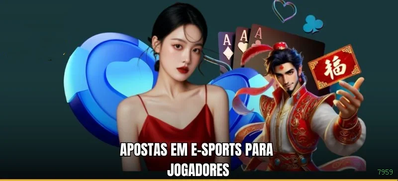 Imagem promocional do cassino online da 7959 mostrando jogos ao vivo